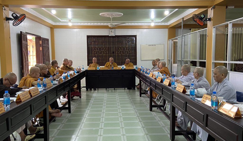 Tiền Giang: Ban Trị sự Phật giáo tỉnh họp triển khai một số công tác chuyên đề trọng tâm