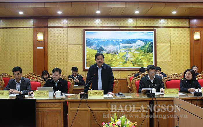 Thứ trưởng Bộ Nông nghiệp và Phát triển nông thôn làm việc tại Lạng Sơn