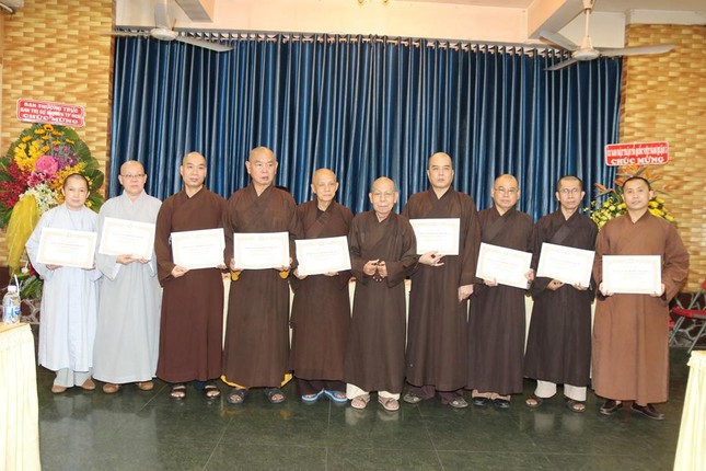 Lễ tổng kết Phật sự năm 2020 của Phật giáo quận 5 tổ chức chiều qua, 7-1