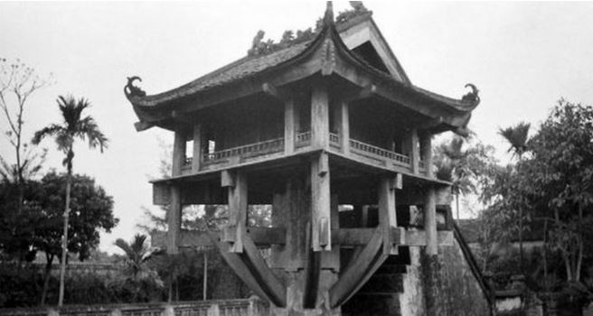 Hình chùa Một Cột chụp năm 1938