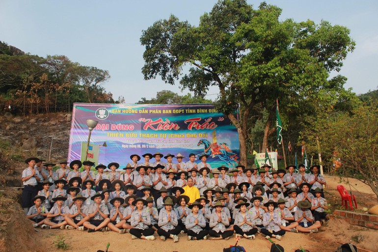 Bình Định: Phân ban Gia đình Phật tử tỉnh tổ chức trại Dũng