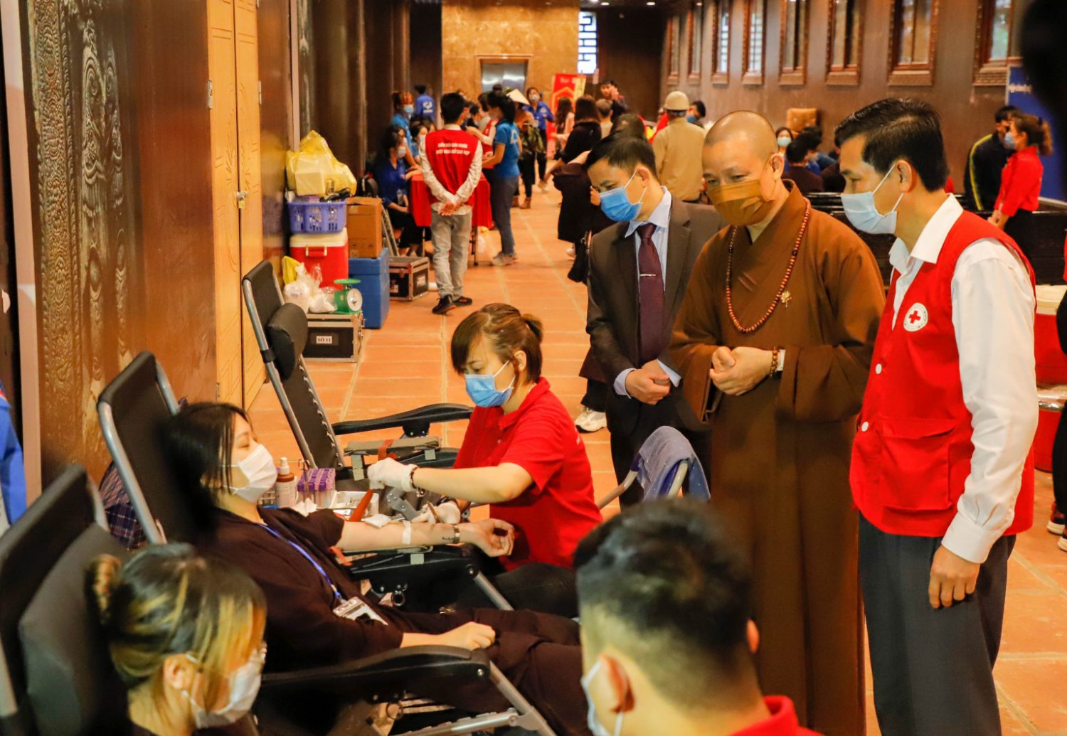 Chùa Tam Chúc tổ chức ngày hội 'Hiến máu cứu người – Hành Bồ tát đạo'