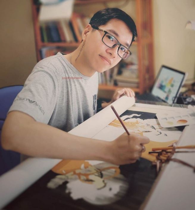 Pháp An - Chàng họa sĩ trẻ thổi hồn Việt vào tranh Phật