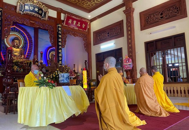Chư Tăng huyện Đại Lộc tác pháp thọ an cư tại chùa Giác Nguyên