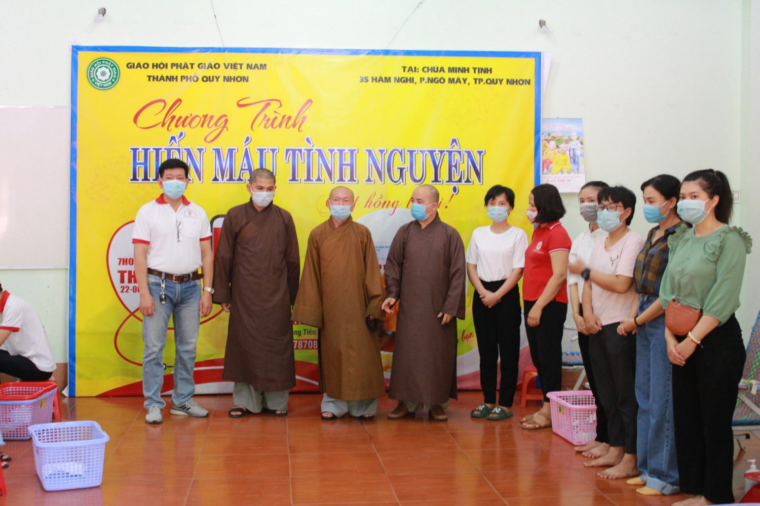 Quy Nhơn: Chư Tăng Ni và quý Phật tử tham gia hiến máu tình nguyện lần 2