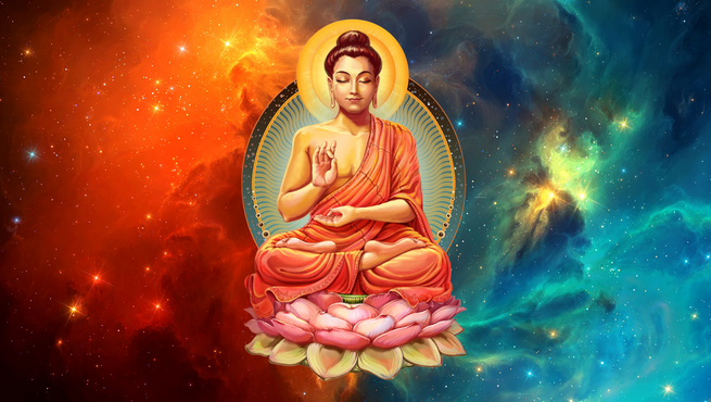 Tâm ta tưởng Phật tức ta là Phật, từ ba mươi hai tướng tốt cho đến tám mươi nét đẹp đều xuất hiện trong ta.