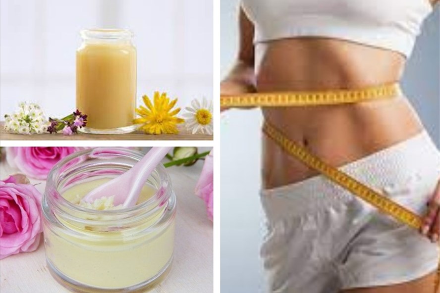 Giảm cân là một trong những lợi ích của sữa ong chúa. Đồ họa: Thanh Ngọc