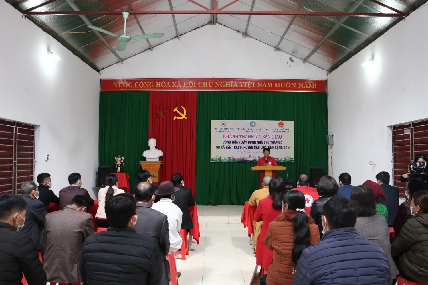 Lạng Sơn: Ban Trị sự Phật giáo tỉnh bàn giao nhà Chữ thập đỏ tại huyện Cao Lộc