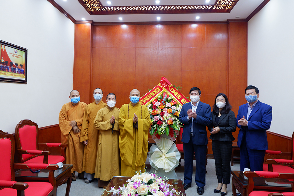 Phật giáo tỉnh chúc mừng 91 năm Ngày thành lập Mặt trận Dân tộc thống nhất Việt Nam (18/11/1930 - 18/11/2021)