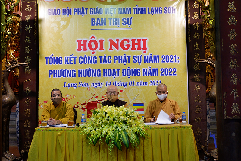 Lạng Sơn: Phật giáo tỉnh Tổng kết công tác Phật sự năm 2021