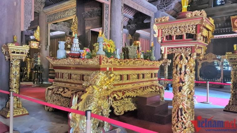 Chiêm ngưỡng nội thất dát vàng ở công trình bằng gỗ lớn nhất Thanh Hóa