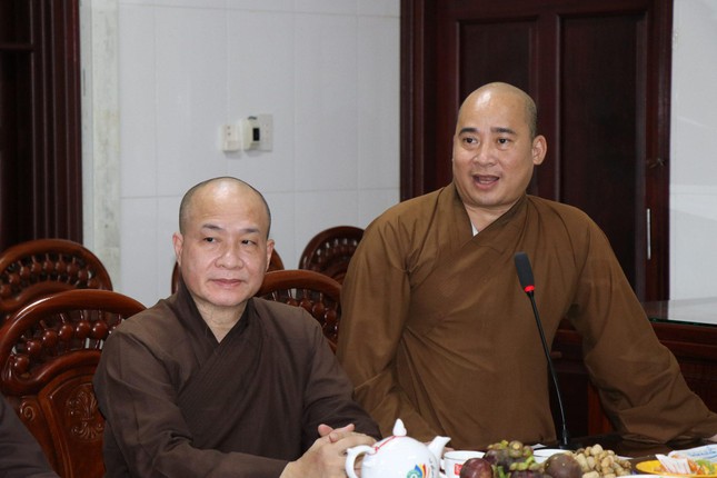 Đại đức Thích Trí Thuận, Phó ban kiêm Chánh Thư ký Ban Trị sự GHPGVN tỉnh được đề cử làm Trưởng ban - Ảnh: Ban TT-TT Phật giáo tỉnh Bến Tre