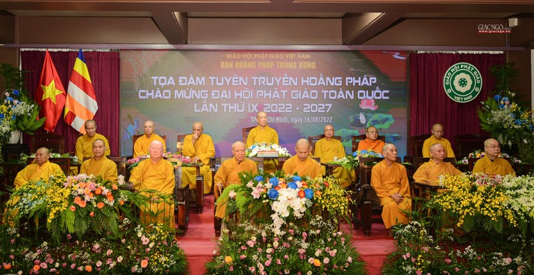 Tọa đàm tuyên truyền hoằng pháp hướng đến chào mừng Đại hội Phật giáo toàn quốc lần thứ IX