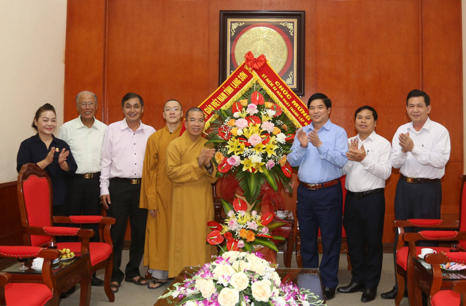 Phật giáo tỉnh chúc mừng 92 năm Ngày thành lập Mặt trận Dân tộc thống nhất Việt Nam (18/11/1930 - 18/11/2022)