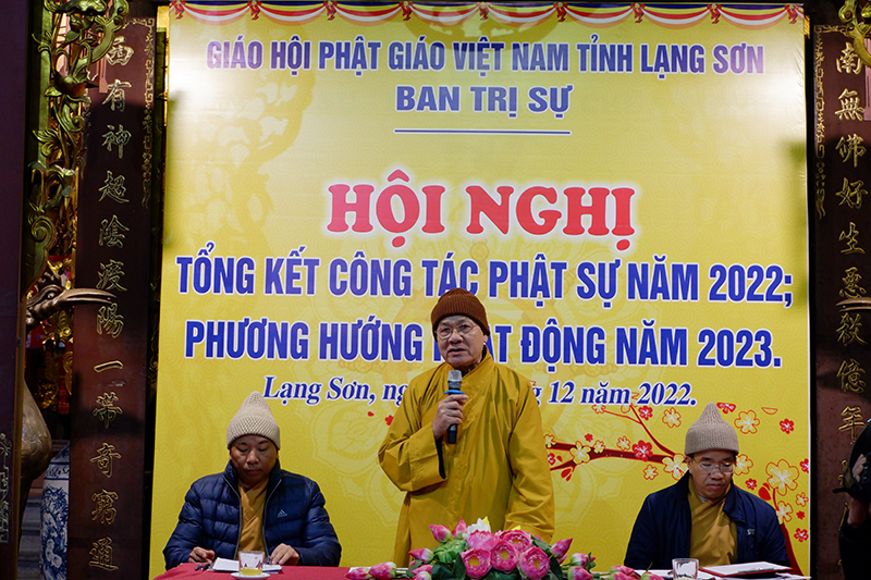 Lạng Sơn: Phật giáo tỉnh Tổng kết công tác Phật sự năm 2022