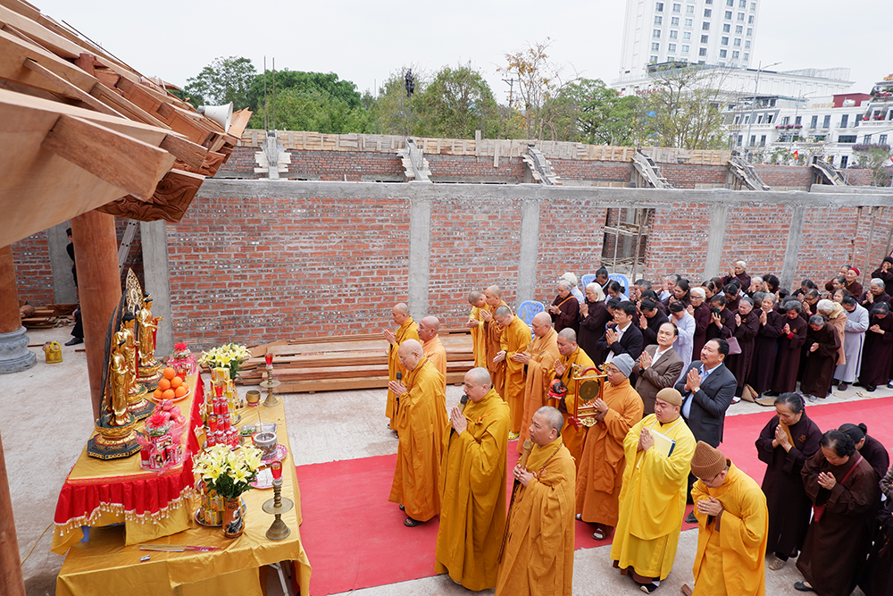 Lạng Sơn: Ban Trị sự Phật giáo tỉnh tổ chức An vị Long cốt tòa giảng đường thứ nhất