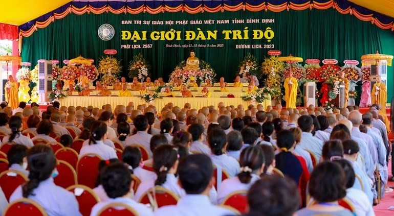 Khai mạc Đại giới đàn Trí Độ do Ban Trị sự GHPGVN tỉnh Bình Định tổ chức