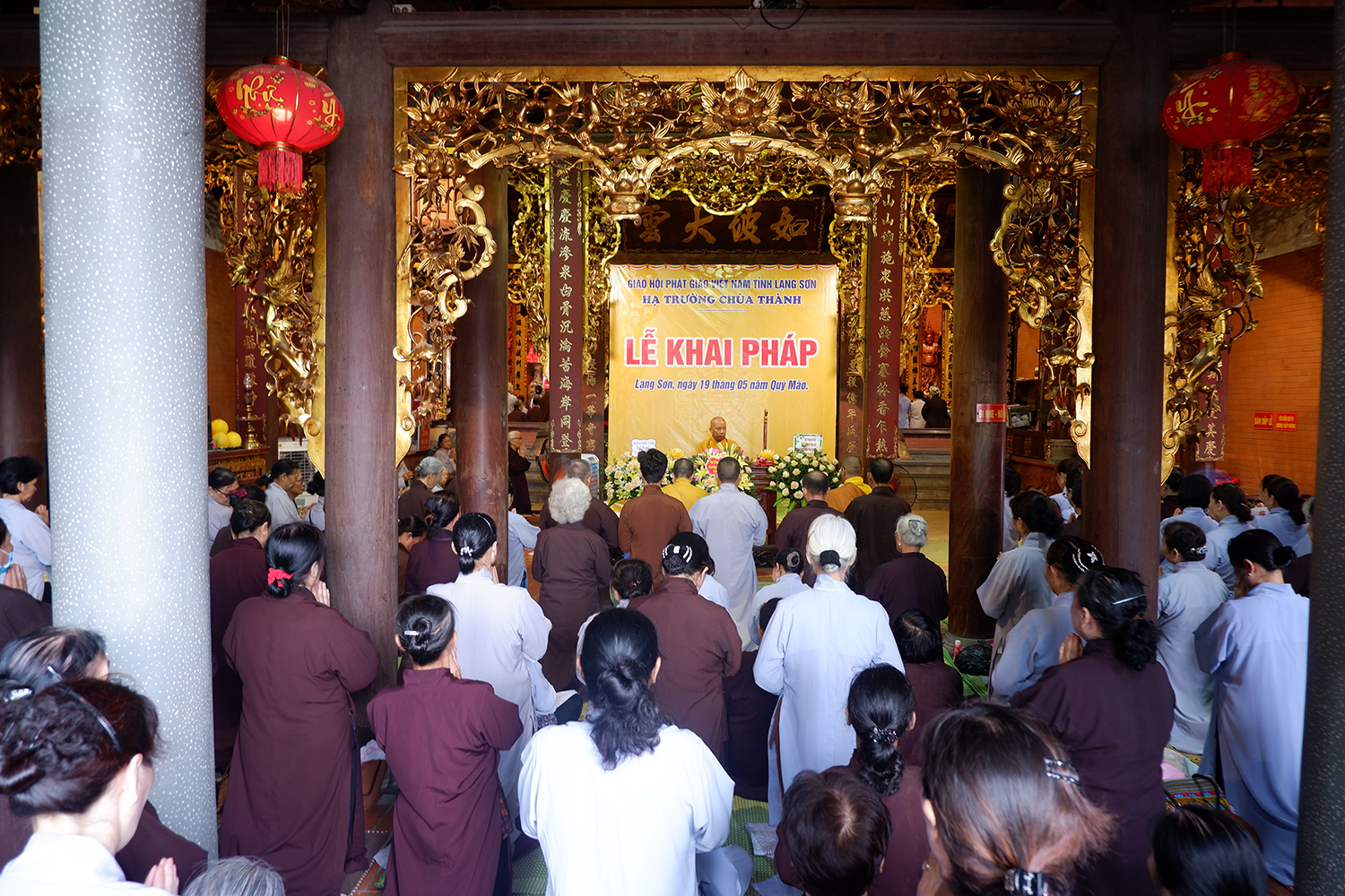 Lạng Sơn: Hạ trường chùa Thành tổ chức Lễ Khai pháp