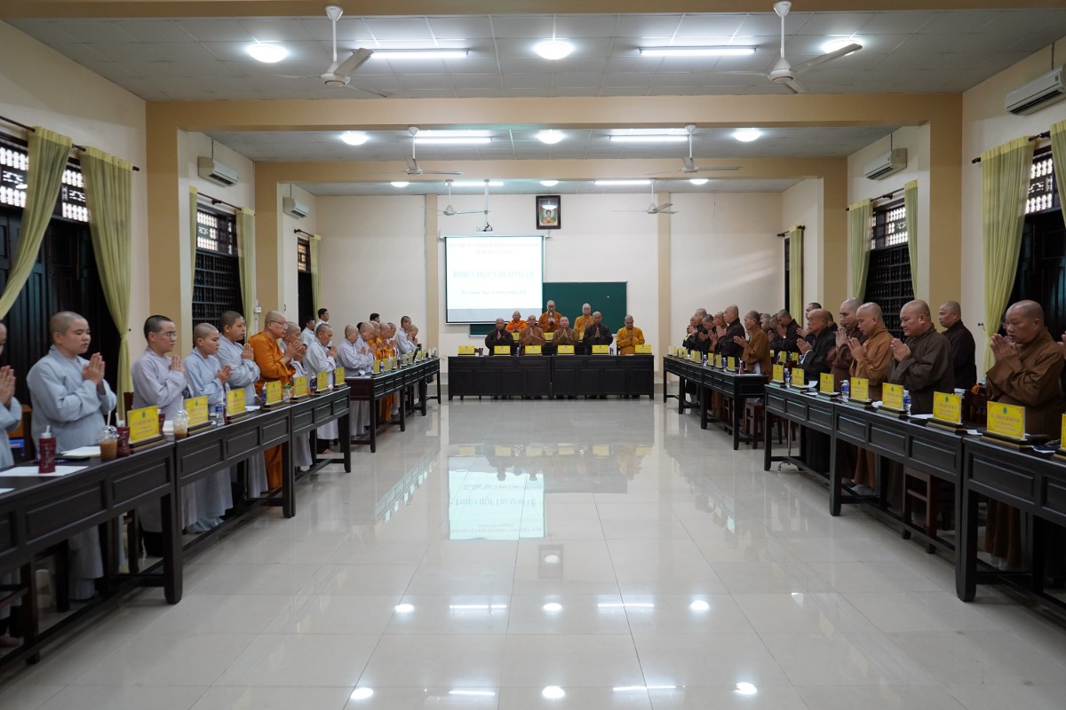 Tiền Giang: Ban Trị sự họp định kỳ - triển khai một số Phật sự trọng tâm cuối năm Quý Mão
