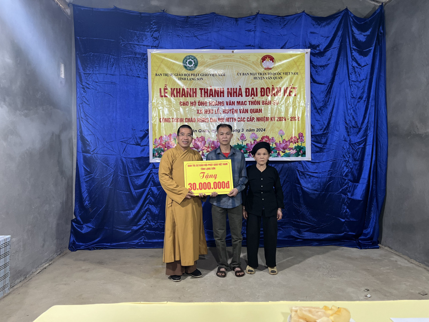 Lạng Sơn: Lễ Khánh thành và bàn giao nhà Đại đoàn kết tại huyện Văn Quan