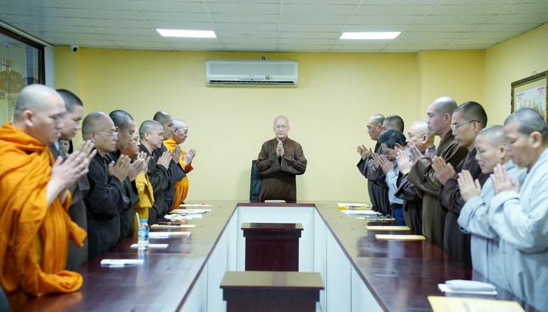 Ban Hướng dẫn Phật tử GHPGVN TP.HCM tổ chức họp triển khai Phật sự tại Việt Nam Quốc Tự
