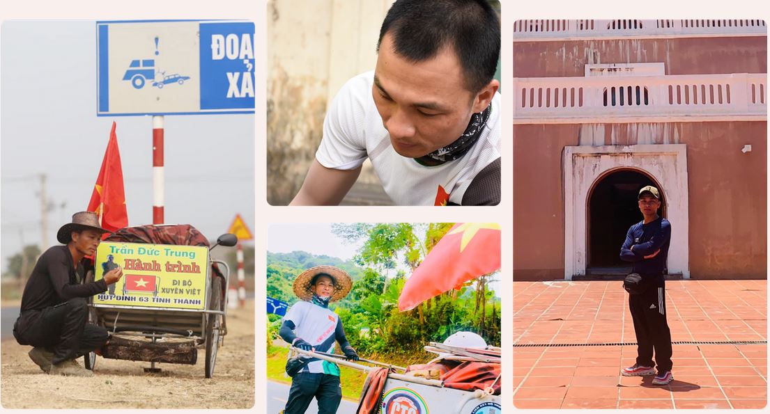Hành trình 2 năm đi bộ hút đinh xuyên Việt của chàng trai xứ Nghệ