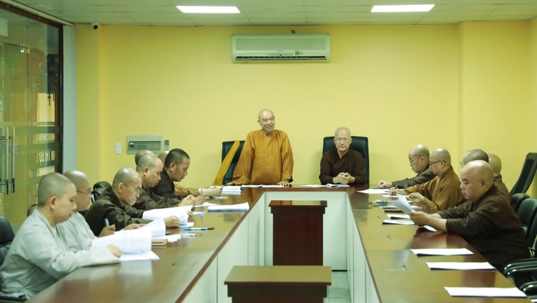 Họp thảo luận tổ chức Hội thi giáo lý Phật tử cấp quận huyện và thành phố năm 2024