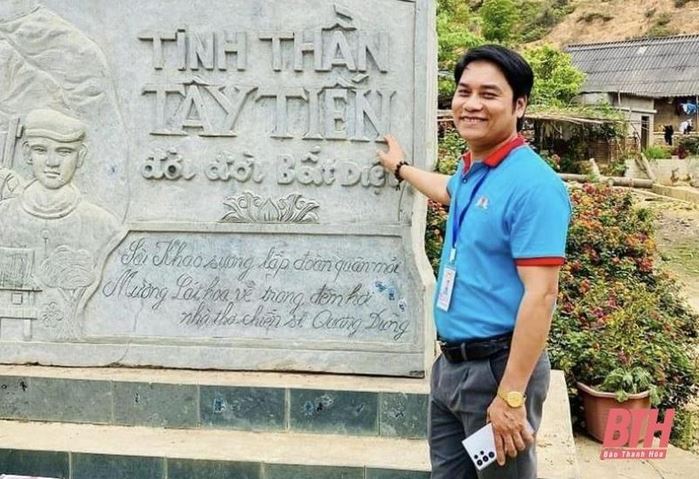 Anh Nguyễn Thái Ngọc, Chủ nhiệm CLB Thiện nguyện Thanh Hóa. (Ảnh: NVCC)