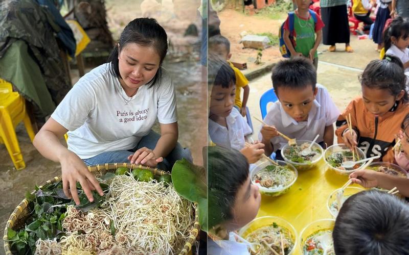 9x Khánh Hòa năng nổ làm việc thiện, lên núi nấu ăn cho trẻ em nghèo