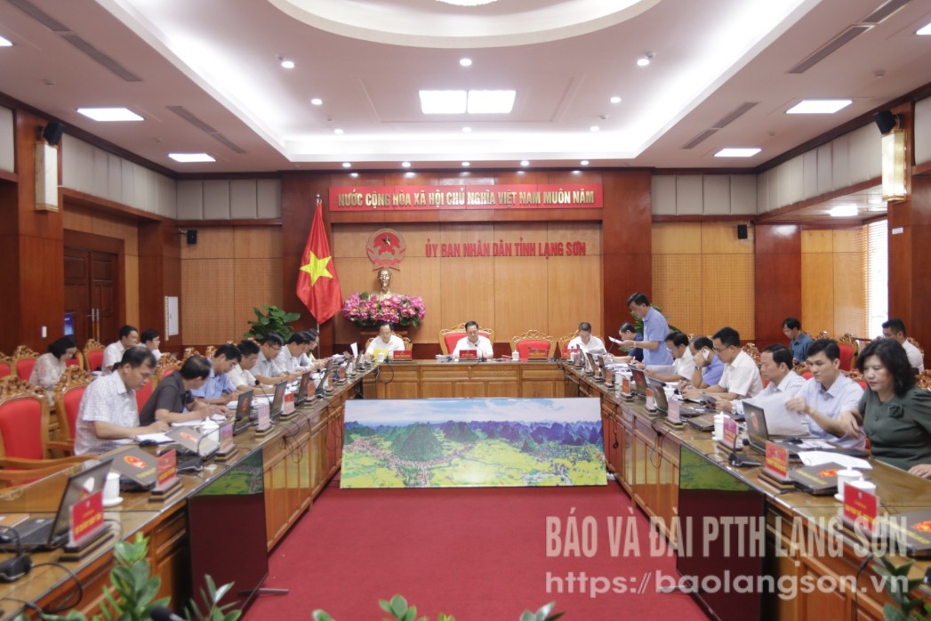 Lãnh đạo Văn phòng UBND tỉnh báo cáo tổng hợp ý kiến bằng văn bản của các đơn vị