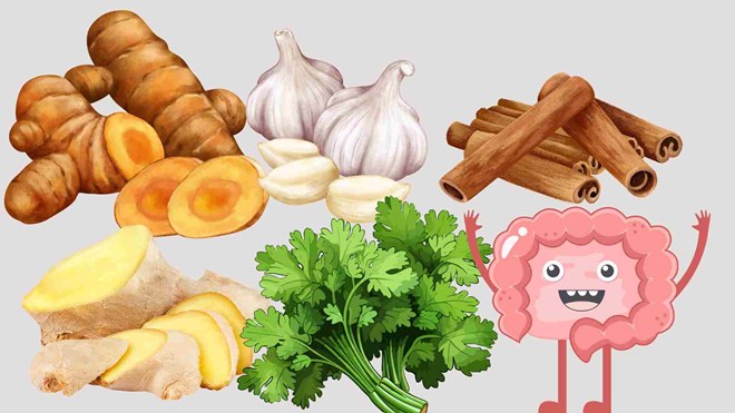 5 loại gia vị phổ biến giúp bảo vệ đường ruột