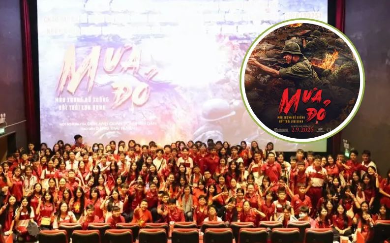 Cô hiệu trưởng bỏ tiền túi đưa gần 500 học sinh đi xem Mưa đỏ