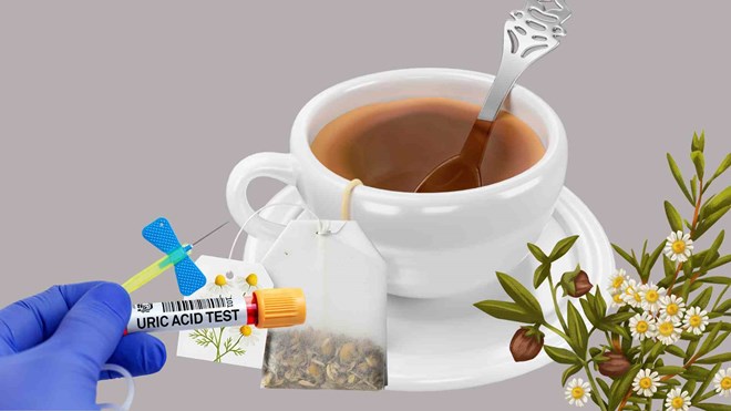 Loại trà giúp thúc đẩy bài tiết axit uric