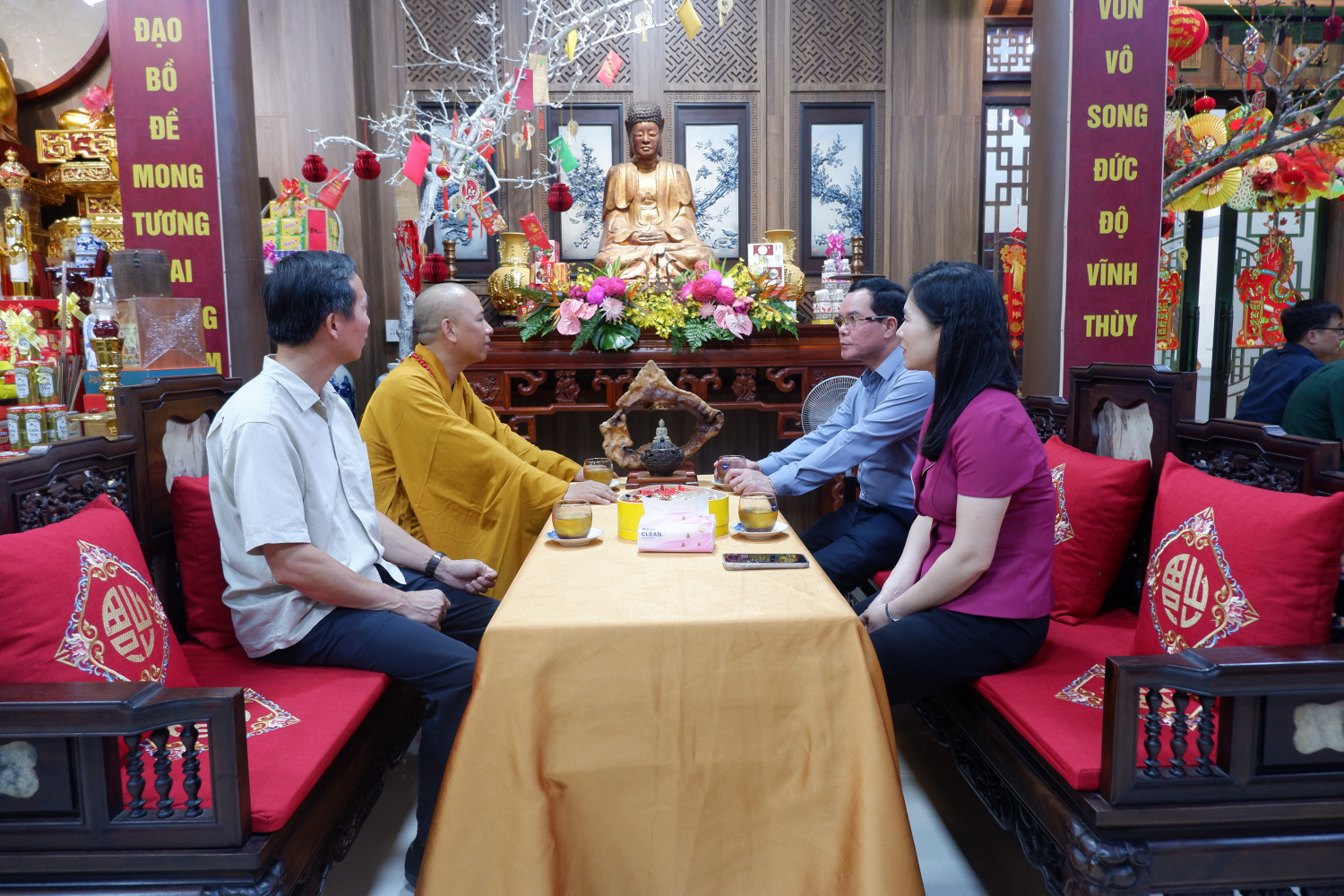 Lạng Sơn: Bộ Dân tộc và Tôn giáo thăm, làm việc với Ban Trị sự Giáo hội Phật giáo Việt Nam tỉnh
